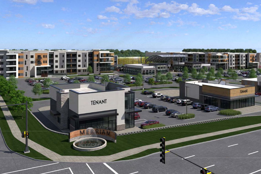 Merriam Grand Station Kmart redevelopment