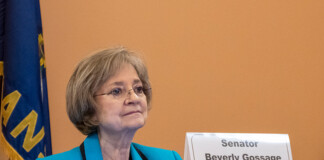 Sen. Beverly Gossage spoke this week about the importance of creating a new department, the Kansas Early Childhood Office, to get all child-care governance under one umbrella.